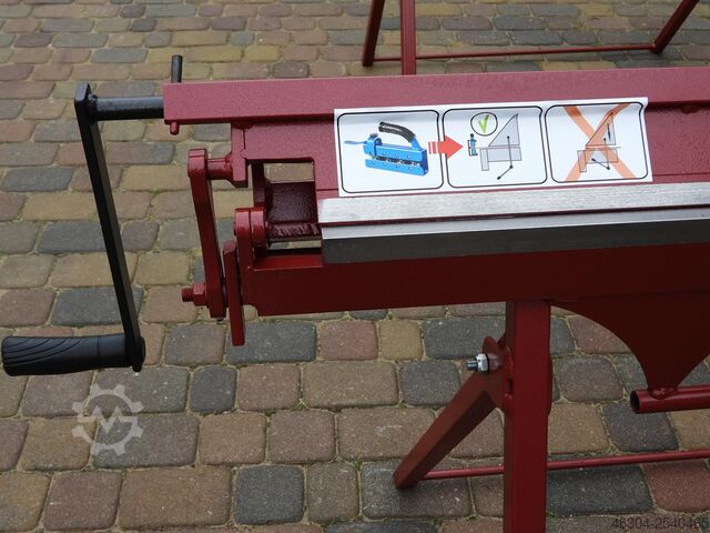 Sheet metal folder, bender,brake,folding Prod-Masz Abkantbank Abkantmaschine RED-1250/0.8 mit einer Wulstmaschine