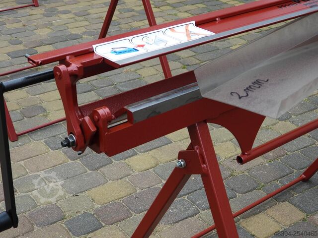 Sheet metal folder, bender,brake,folding Prod-Masz Abkantbank Abkantmaschine RED-1250/0.8 mit einer Wulstmaschine