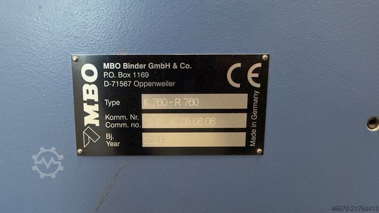 Folding machine MBO K 760E S-KTL/4