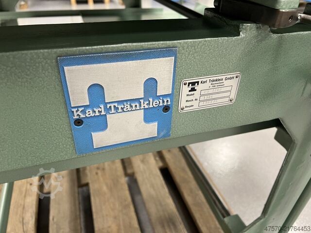 Book binding machine Karl Tranklein PS1200 Bookbinding Shears