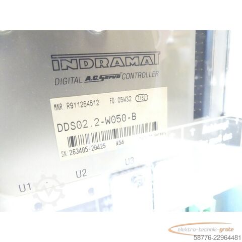 Komponente Indramat DDS02.2-W050-B SN:263405-20425 generalüberh. mit 12 Mon. Gewährl.