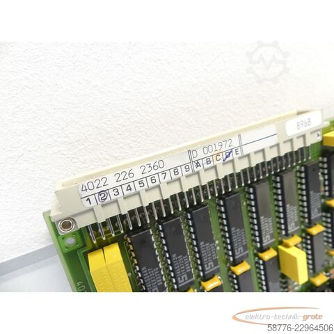 Komponente Philips 4022 226 2360 CENTR PROC 86-12 Karte SN: D 001972