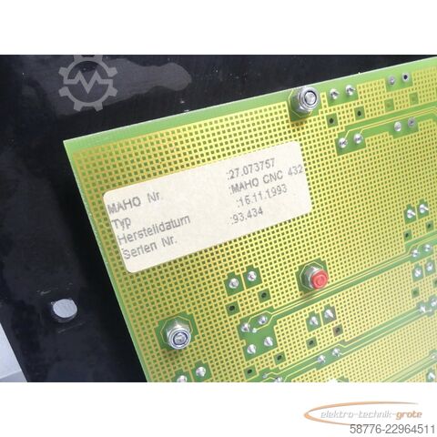 Komponente Philips Bedienfeld für MAHO CNC 432 / 27.073757 SN: 93.434