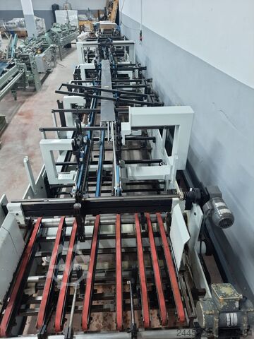 3 POINT AUTOMATIC FOLDER & GLUER MACHINE Bobst DOMINO 100-M