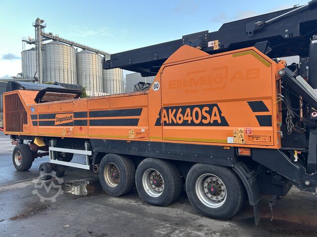 Mobile shredding plant Doppstadt AK 640 SA
