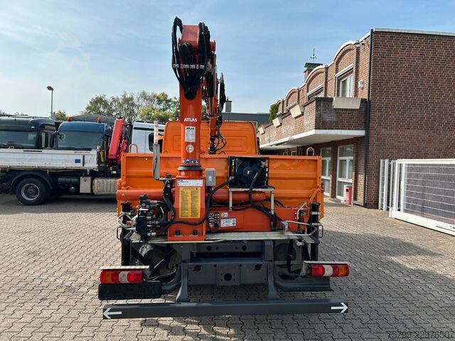 Three-way tipper van MERCEDES-BENZ 821 Meiller 2Skipper+Atlas 65.4 Kran Bj.2025