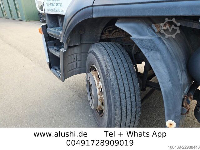 Flatbed truck IVECO AT 260S42Y 7PS Kran+FUNK Hiab 166 E-4H EEV
