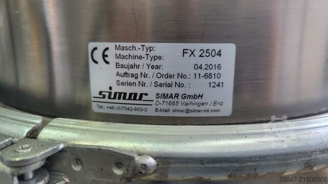 Material conveyor with colorant doser Simar FX 2504 + FDX-2
