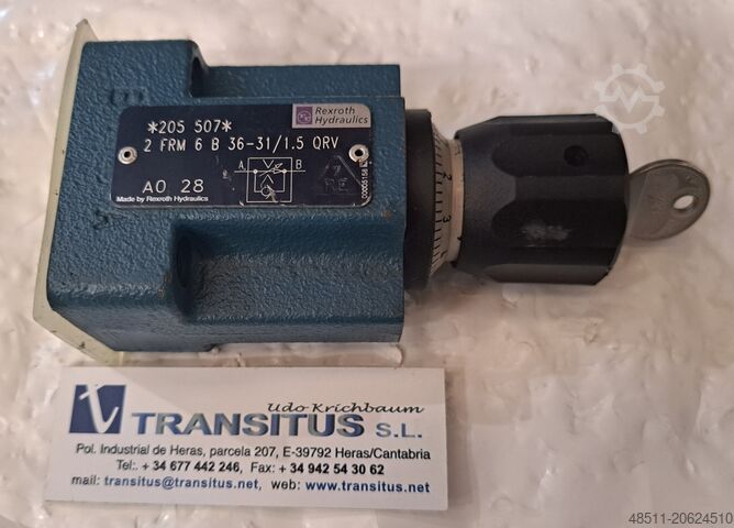 Hydraulic valve REXROTH 205507