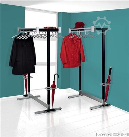 Wall-mounted coat rack, width 1000 mm – 1 unit  