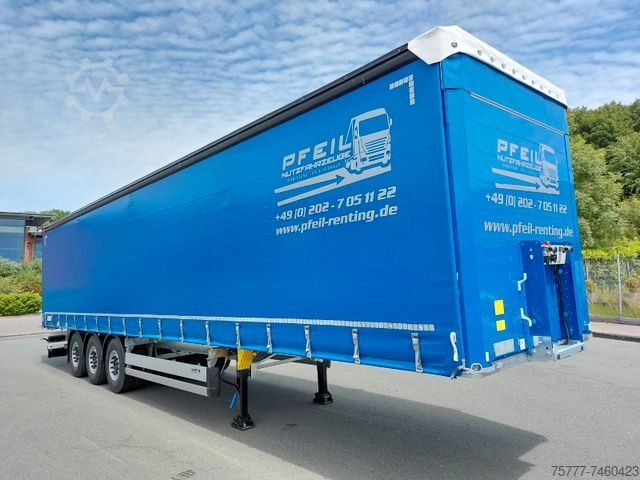 Open semitrailer with tarp SCHMITZ CARGOBULL SCS 24/L-Tautliner MIETEN statt KAUFEN