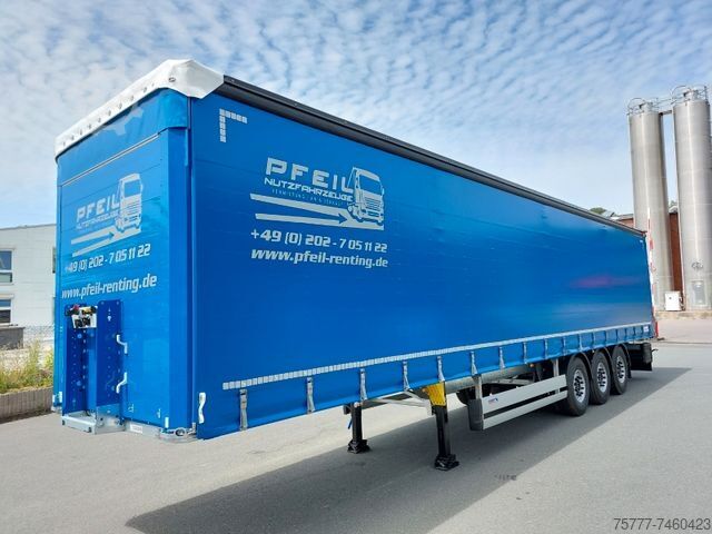 Open semitrailer with tarp SCHMITZ CARGOBULL SCS 24/L-Tautliner MIETEN statt KAUFEN