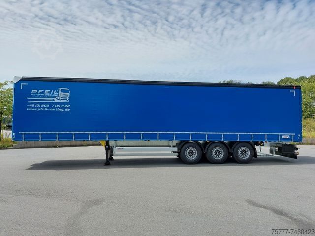 Open semitrailer with tarp SCHMITZ CARGOBULL SCS 24/L-Tautliner MIETEN statt KAUFEN
