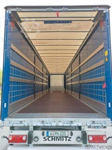 Open semitrailer with tarp SCHMITZ CARGOBULL SCS 24/L-Tautliner MIETEN statt KAUFEN