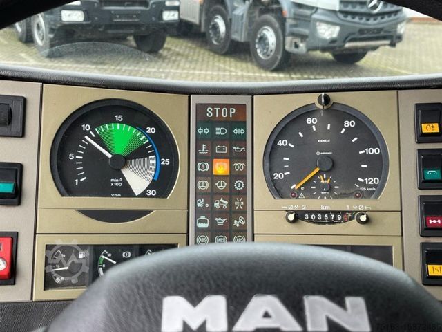 Dreiseitenkipper LKW MAN F90 18.232 FK 2-Achs Kipper Kran Palf. PK 8000