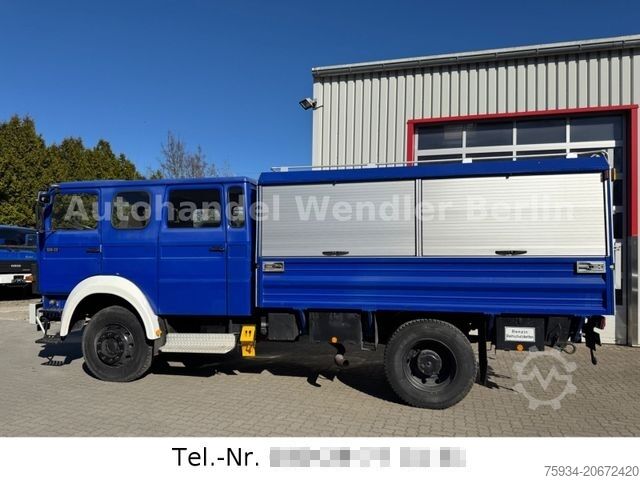 Box truck IVECO 120-23 AW V8 4x4 Rotzler Winde TÜV neu  H-Gutach