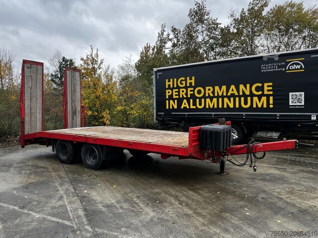 Low loader trailer Blomenroehr 682/13800 13,8 t Tandemtieflader