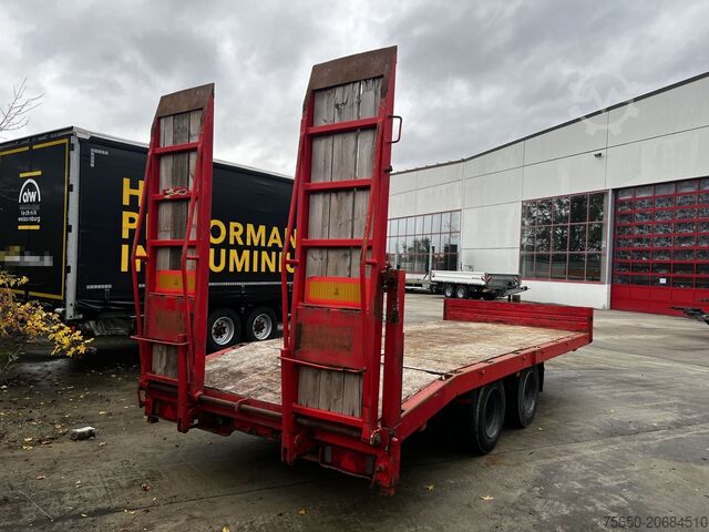 Low loader trailer Blomenröhr 682/13800  13,8 t Tandemtieflader
