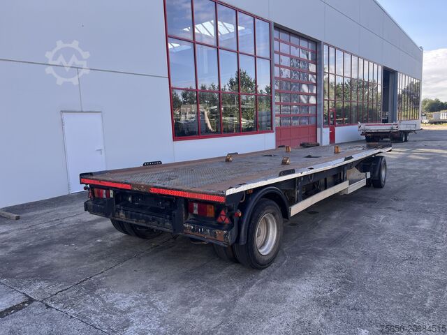 Low loader trailer Dinkel DAC 18000 2 Achs Kombi- Anhänger fßr Abroll- oder Absetzmulden oder Tieflader