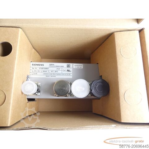 Component Siemens SME93 1FN1910-0AA20-3AA0 Geberanschlussbox SN: F2B7008647 - ungebr.! -