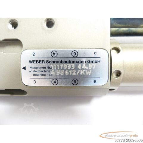 Component Weber 1117033 04.07 Schraubautomat 438612/KW - Länge: 48cm