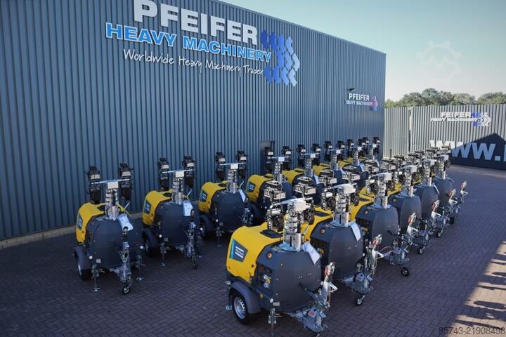 Light tower Atlas Copco Hilight H6+ Valid inspection, *Guarantee! Max Boom