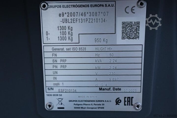 Light tower Atlas Copco Hilight H6+ Valid inspection, *Guarantee! Max Boom