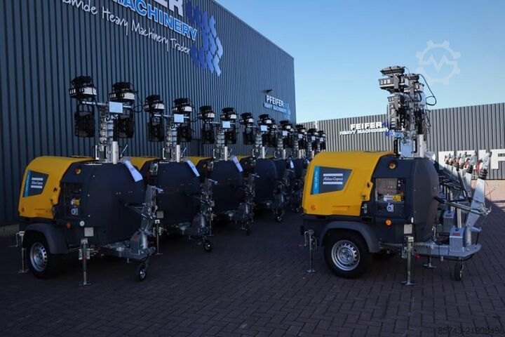 Light tower Atlas Copco Hilight H6+ Valid inspection, *Guarantee! Max Boom