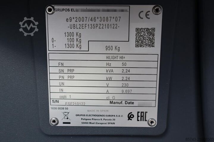Light tower Atlas Copco Hilight H6+ Valid inspection, *Guarantee! Max Boom