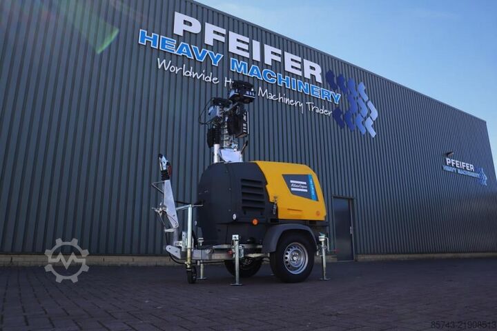 Light tower Atlas Copco Hilight H6+ Valid inspection, *Guarantee! Max Boom
