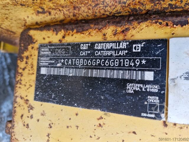 CATERPILLA BULLDOZER D6G SERIES 2 Caterpillar D6G2