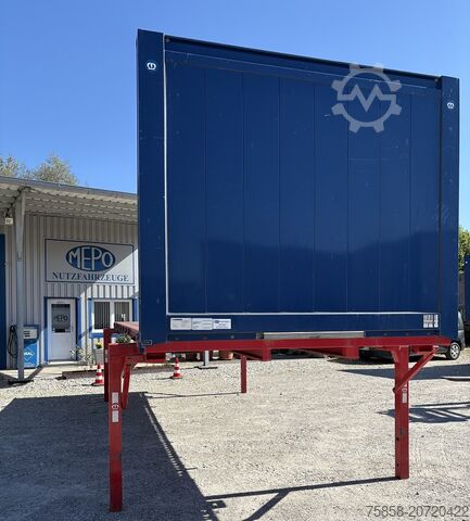 Wechselbrücke mit Pritsche Krone 7,45m BDF Baustoff Multilockrahmen