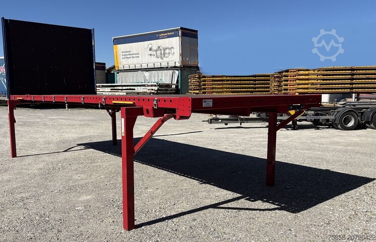 Wechselbrücke mit Pritsche Krone 7,45m BDF Baustoff Multilockrahmen