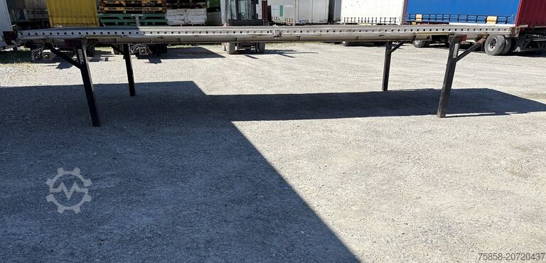 Wechselbrücke mit Pritsche Krone Plattform 7,82m Multilockaußenrahmen