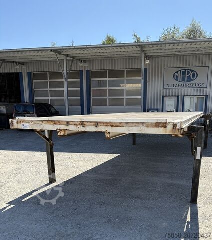 Wechselbrücke mit Pritsche Krone Plattform 7,82m Multilockaußenrahmen