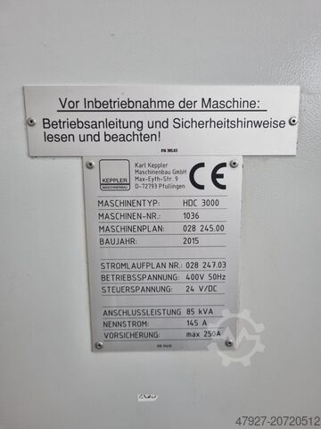 Universal-Bearbeitungszentrum STADLER KEPPLER HDC 3000