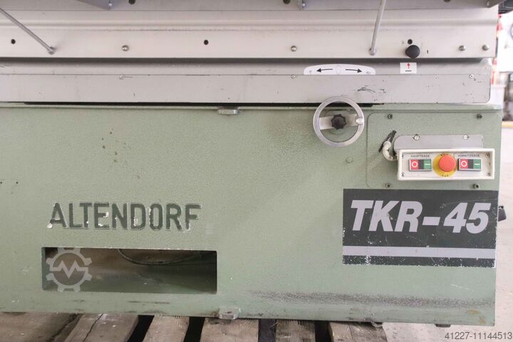Formatkreissäge mit langem Anschlagtisch Altendorf TKR 45 schwenkbar 45°