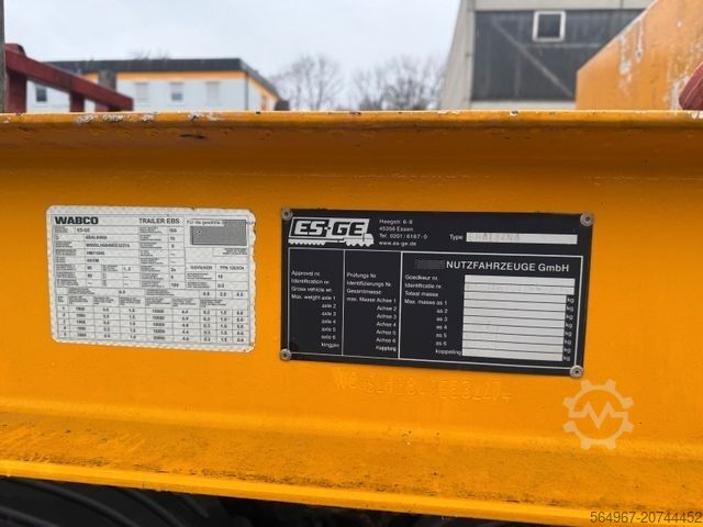 Working platform semitrailer ES-GE 6-Achs Ballastauflieger 4x Lenk 2x Lift Hydr.