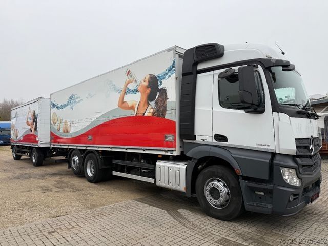 LKW mit Getränkeaufbau MERCEDES-BENZ Actros 2542 Getränkewagen + Anhänger Spermann