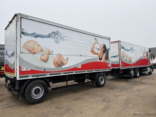 LKW mit Getränkeaufbau MERCEDES-BENZ Actros 2542 Getränkewagen + Anhänger Spermann