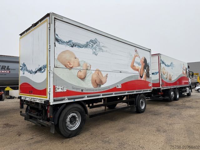 LKW mit Getränkeaufbau MERCEDES-BENZ Actros 2542 Getränkewagen + Anhänger Spermann