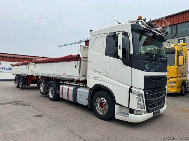Dreiseitenkipper LKW VOLVO FH 460 I SAVE * LIFTACHSE * ALCOA *KOMPLETT *