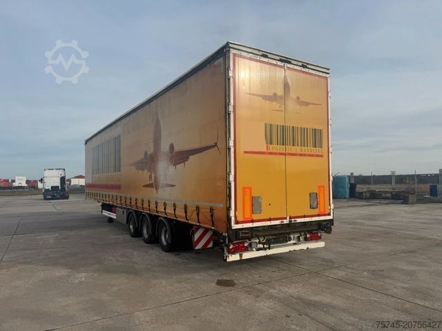 Auflieger mit Pritsche & Plane KÄSSBOHRER MEGA * AIR CARGO * ROLLER BED * PR.+PLANE