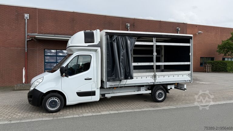 Pick-up van Opel Movano  Pritsche Schiebeplane 3,5t Schlafkabine