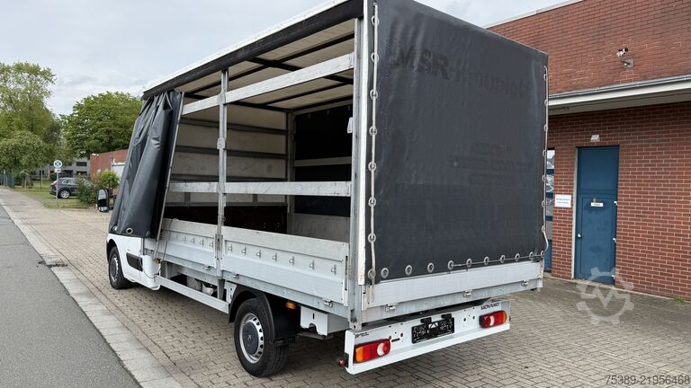 Pick-up van Opel Movano  Pritsche Schiebeplane 3,5t Schlafkabine