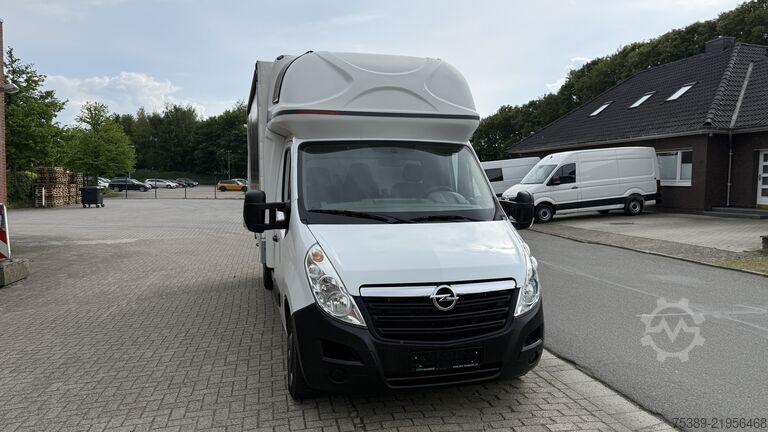 Pick-up van Opel Movano  Pritsche Schiebeplane 3,5t Schlafkabine