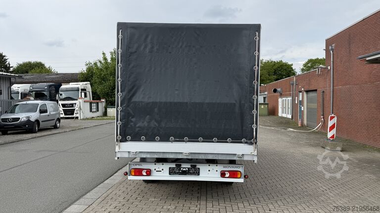Pick-up van Opel Movano  Pritsche Schiebeplane 3,5t Schlafkabine