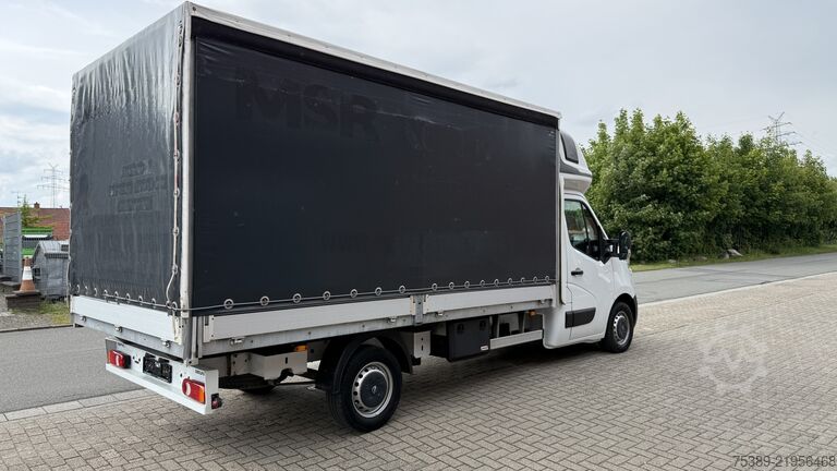 Pick-up van Opel Movano  Pritsche Schiebeplane 3,5t Schlafkabine