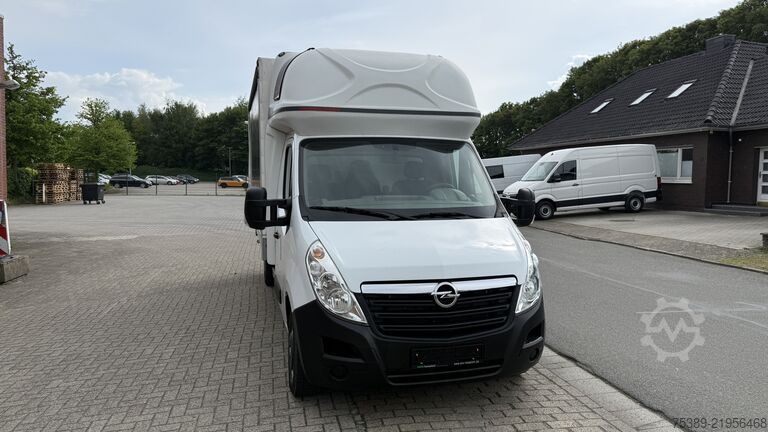 Pick-up van Opel Movano  Pritsche Schiebeplane 3,5t Schlafkabine