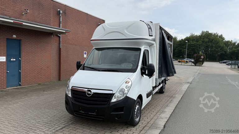 Pick-up van Opel Movano  Pritsche Schiebeplane 3,5t Schlafkabine